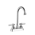 4" Brass Lavatory Faucets, with High Spouts and Lever Handles